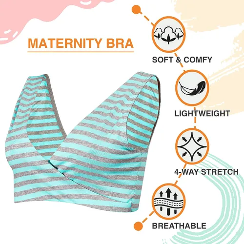 Miniatura 4 de Lamaze - Intimate Apparel Sujetador de maternidad de algodón para dormir