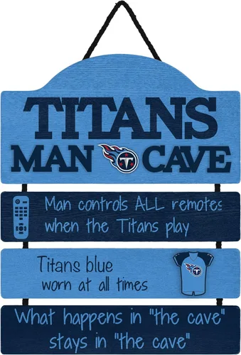 Miniatura 19 de NFL Team Logo Mancave Man Cave Hanging Wall Sign