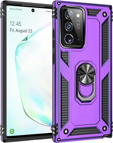 Miniatura 11 de Funda de grado militar para Samsung Galaxy Note 20 Ultra Galaxy Note 20 Ultra 5G, funda de metal giratorio con soporte de soporte, funda resistente