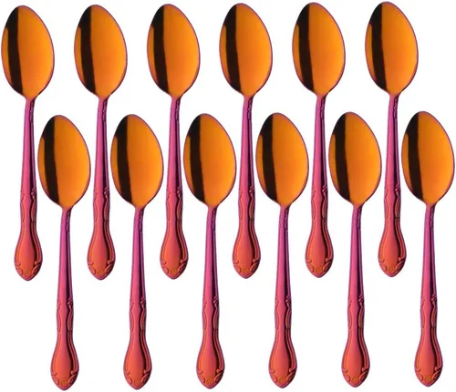 Miniatura 8 de Juego de 12 cucharas de café, mini cucharas de café, cucharas de espresso de acero inoxidable, cucharas pequeñas para postre, té, aperitivo, 4.6