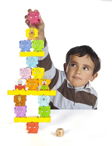 Miniatura 4 de Blue Orange Games Zimbbos - Juego de apilamiento de madera para niños
