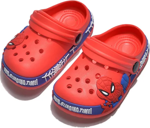 Miniatura 4 de viorwzde Zuecos para niños y niñas, bonitos dibujos animados, zapatos de jardín, sandalias de playa, sandalias de ducha antideslizantes para el agua