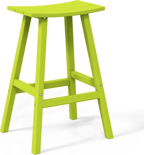 Miniatura 50 de WestinTrends Malibu - Juego de 2 taburetes para sillín para exteriores/patio, 24 alturas, color rojo