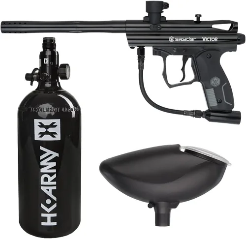 Miniatura 10 de Kit de pistola para paintball Action Village Kingman Spyder Victor Entry (Azul brillante)