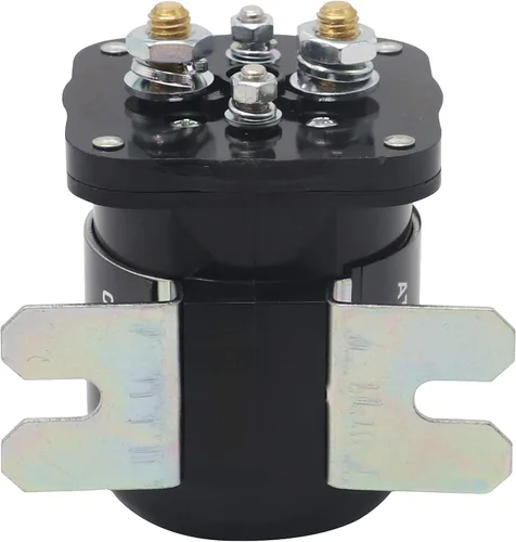 Miniatura 3 de Audiotek Relé de 200 amperios 12 V solenoide Relé de batería y relé blanco Rodgers de alta corriente relé de arranque de 4 pines SPST, ideal