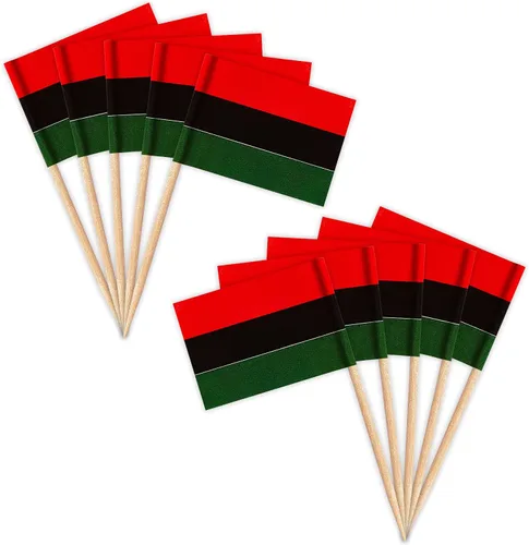 Miniatura 25 de ZXvZYT Banderas de palillos de dientes cubanos con bandera de Cuba, decoración pequeña para cupcakes de Cuba, decoración de frutas y cóctel