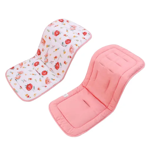 Miniatura 10 de Cojín para Carrito de Bebé, Colchoneta Silla Paseo Universal Transpirable, Cojín para Sillas de Paseo 100% Algodón, 34x78cm 1 Paquete