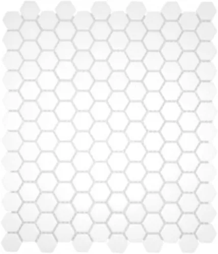 Miniatura 3 de Splash Cascade - Mosaico hexagonal de 1 pulgada, 5 hojas (caja (4.20 sf), flor)