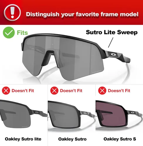 Miniatura 4 de Prizo ORL Lentes de repuesto polarizadas para gafas de sol Oakley Sutro Lite Sweep OO9465-2 Sets