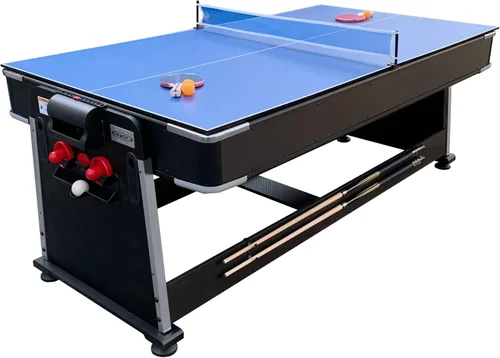 Miniatura 4 de RACK Triad - Mesa giratoria 3 en 1 de 7 pies para billar y pool