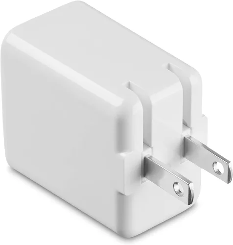 Miniatura 3 de Amazon Basics Cargador de pared USB-A de 12 W de un puerto (2.4A) para teléfonos (iPhone 15/14/13/12/11/X, Samsung y más), paquete de 2, blanco