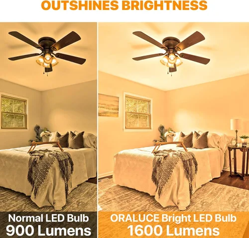 Miniatura 6 de ORALUCE Bombillas LED de 100 vatios, equivalente a 120 vatios, 15 W, 1600 lúmenes, 3000 K, bombillas LED blancas suaves, base media E26, no Blanco