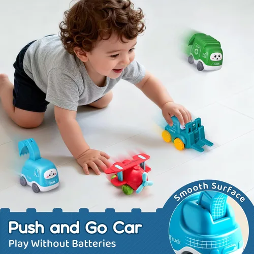 Miniatura 3 de Juguete grande de camión de dibujos animados para niños de 1 año con tapete de juego/bolsa de almacenamiento, juguetes para bebés y niños pequeños