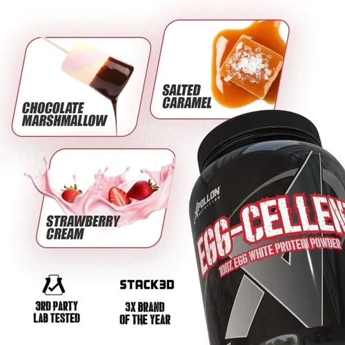 Miniatura 5 de Apollon Nutrition Egg-Cellent - Proteína en polvo de clara de huevo, 0.85 oz, recuperación, crecimiento muscular, para hombres y mujeres, sin