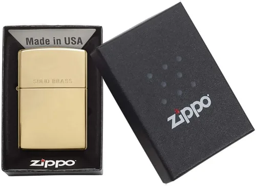 Miniatura 5 de Zippo HP Brass con grabado de latón macizo, 254