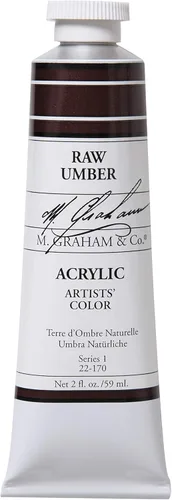 Miniatura 40 de M. Graham - Pintura acrílica de tubo de 2 onzas, carmesí Alizarin Alizarin Crimson