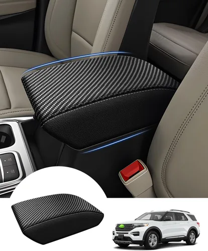 Miniatura 21 de Autorder - Funda para la consola central para Ford F150 2015-2020 / F250 F350 F450 2017-2022 / Expedition 2018-2024 Accesorios para reposabrazos