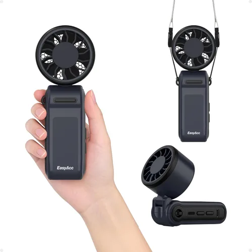 Miniatura 16 de EasyAcc Mini ventilador de mano, ventilador de enfriamiento personal plegable ventilador de escritorio USB ventilador de mesa pequeño portátil