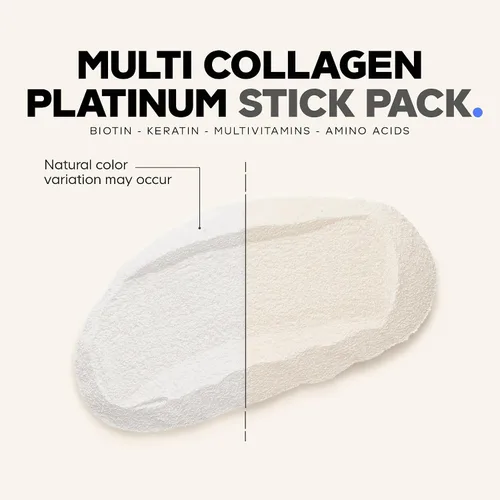 Miniatura 8 de Codeage Multi colágeno y biotina 10,000 mcg + vitamina C, B6 y D3, queratina, ácido hialurónico, niacina, 18 aminoácidos - Suplemento de paquetes