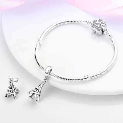Miniatura 3 de Hapour Dijes de plata de ley 925 para pulseras de dijes, collar, joyería europea, dije, abalorios, abalorios, regalo de cumpleaños para mujeres