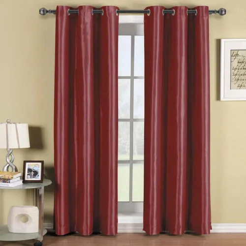 Miniatura 14 de Royal Tradition Cortinas opacas de 42 x 63 pulgadas, juego de 2 paneles de cortinas doradas con aislamiento térmico para oscurecer la habitación