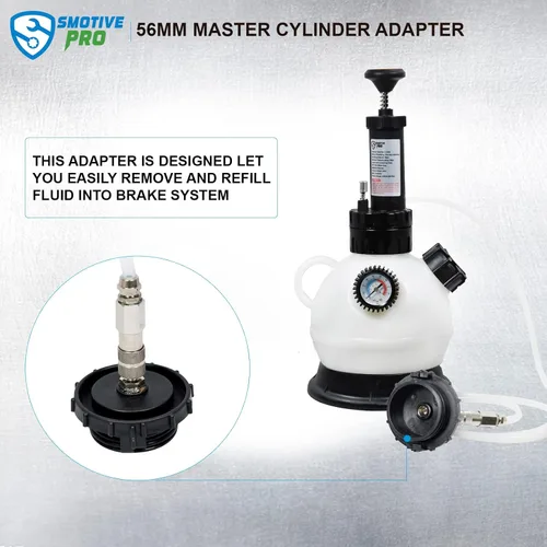 Miniatura 4 de SMOTIVEPRO Adaptador de purga de cilindro maestro de 56 mm Compatible con Honda Accord