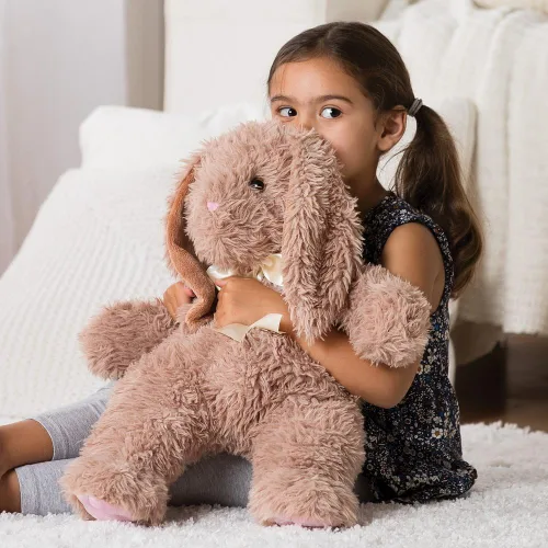 Miniatura 2 de Vermont Teddy Bear Animal de peluche de conejo, bonito juguete de peluche de 20 pulgadas, esponjoso, coleccionable y cómodo para niños y adultos