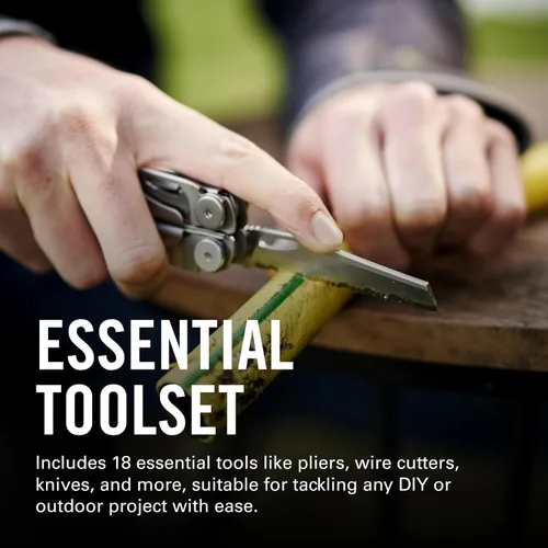 Miniatura 2 de LEATHERMAN, Wave+, Multiherramienta versátil de tamaño completo 18-en-1 para bricolaje, hogar, jardín, al aire libre o transporte diario (EDC)