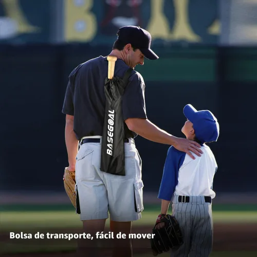 Miniatura 8 de BaseGoal Camiseta de Bateo de Béisbol para Niños, Tee de Bateo, Tee de Sóftbol, Tee de Bateo para Jóvenes, Tee de Teeball, Tee de Viaje, Altura