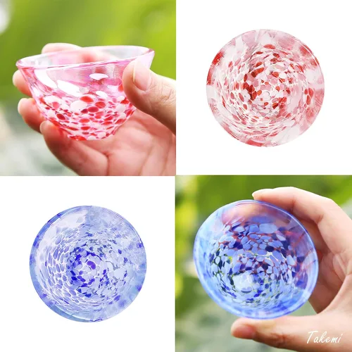 Miniatura 7 de Tazas de sake japonesas hechas a mano, exquisita cristalería artesanal para sake frío y shochu, elegante vaso para cualquier ocasión, fabricado