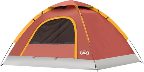 Miniatura 8 de UNP Tienda de campaña de cúpula de 6 personas para 4 estaciones, fácil de montar para acampar y senderismo, ligera y portátil, verde