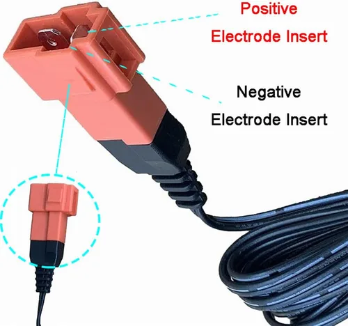 Miniatura 4 de Cargador de batería de 12 voltios para niños, enchufe cuadrado rojo de 12 V, adaptador de corriente de batería eléctrica, UL FCC, SL12-07-02
