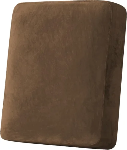 Miniatura 61 de H.VERSAILTEX - Funda de terciopelo elástica y afelpada para protección de cojines de sofá biplaza, silla o sofá, 2 piezas, tamaño grande, color gris