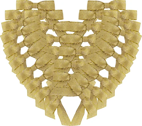 Miniatura 42 de 50 lazos de oro blanco de 3-1/2 pulgadas con lazos giratorios para envolver regalos, embalaje, decoración de Navidad (W.Gold)