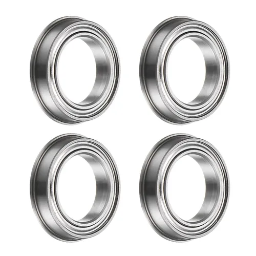 Miniatura 31 de uxcell Rodamiento de bolitas con bridas F683ZZ, 20pcs 0.118x0.276x0.118 in Acero cromado doble blindado ABEC1 cojinetes de brida