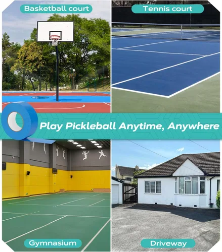 Miniatura 2 de Outdoor Pickleball Court Tape, 2in x 230FT Pickleball Tape Lines for Indoor Outdoor Sports Court Fast Marking, Such as Badminton, Tennis