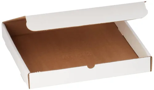 Aviditi Cajas de correo de literatura blanca, 14 x 14 x 2 pulgadas, paquete de 50, a prueba de aplastamiento, para envío, correo y almacenamiento