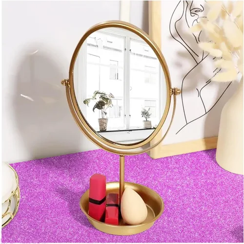 Miniatura 2 de Papel tapiz de purpurina morada, papel tapiz autoadhesivo para gabinete, envoltura de regalos, decorativo, extraíble, de 17.7 x 393.7 pulgadas