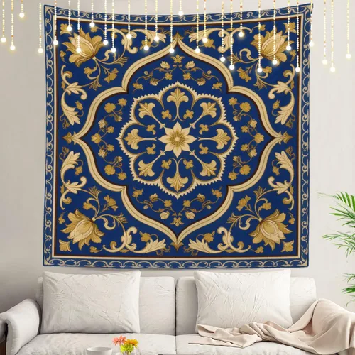 Miniatura 72 de Shrahala Circles Tapestry, Abstract Art With Various Circles Wall Hanging Hd Print Polyester Backdrop For Dorm Room Bedroom 30 X 40 In