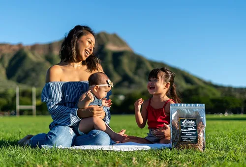 Miniatura 7 de Aloha Right Now Galletas de arroz arare mixtas prémium Mochi Crunch estilo japonés hawaiano mezcla asiática de 1 libra 16 onzas y polvo Li Hing Mui