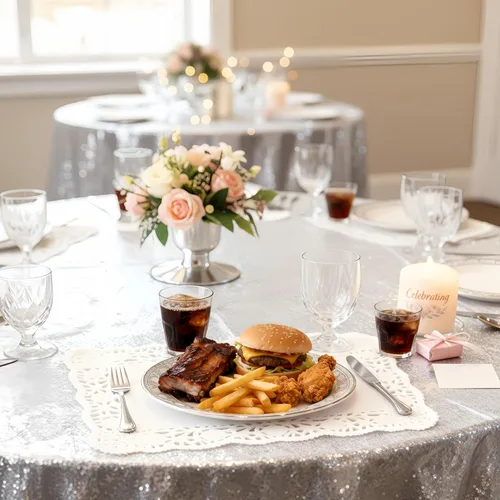 Miniatura 6 de LJY 100 piezas de papel rectangulares de encaje blanco bloc almohadillas de embalaje para decoración de vajilla de boda (10.5 x 14.5 pulgadas)