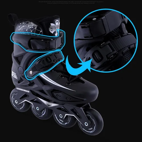 Miniatura 4 de AIRFUL Patines en línea para adultos y mujeres, zapatos profesionales en línea para hombres y mujeres, patines para niños y niñas, patinaje