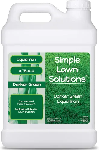 Miniatura 11 de Simple Lawn Solutions - Fertilizante líquido de hierro verde oscuro - Micronutrientes quelatados - Refuerzo verde concentrado para césped, plantas