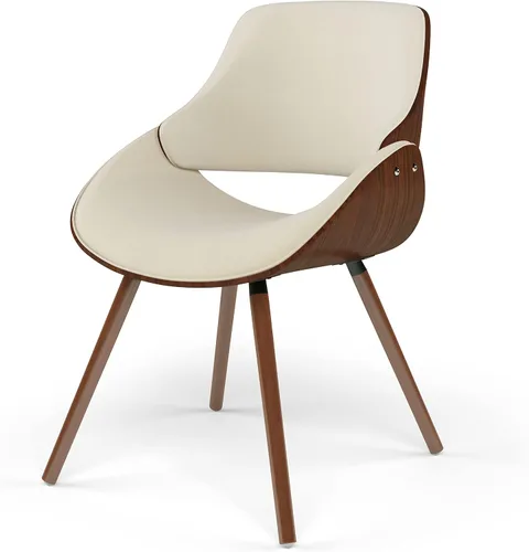 Miniatura 25 de SIMPLIHOME Malden - Sillas de comedor – Silla de cocina tapizada con marco de madera curvada y tela tejida en verde ácido, asiento de comedor