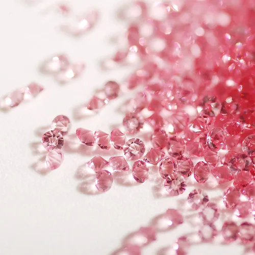 Miniatura 19 de 5000 cuentas de diamantes de imitación de cristal de diamante ultra mini de 0.044 pulgadas con parte trasera plana, cristales iridiscentes, brillo