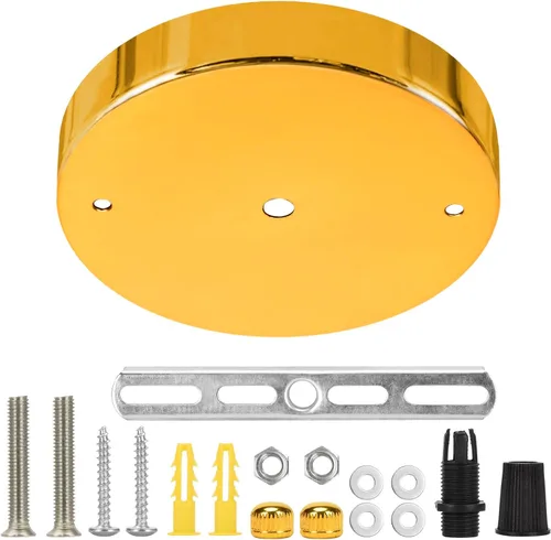 Miniatura 13 de Sangle Sopffy Pendant Light Canopy Kit, 5 1/8 Inches Ceiling Lighting Canopy Kit with All Mounting Hardware Modern Chandelier Ceiling Plate Cover
