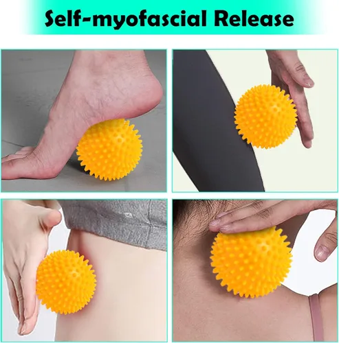Miniatura 8 de Alivio de la fascitis plantar, rodillo de pies y masajeador para fascitis plantar, neuropatía y reflexología, rodillo de masaje de 2 pies y bola