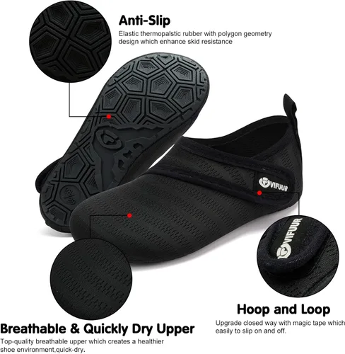 Miniatura 2 de VIFUUR Kids Water Shoes Girls Boys Quick Dry Aqua Socks for Beach Swim Outdoor Sports