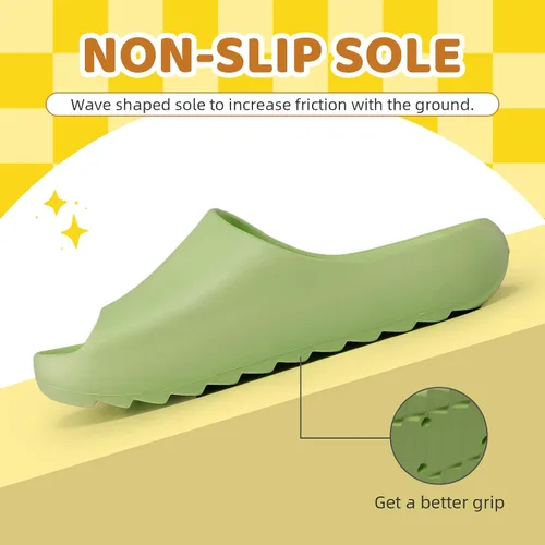 Miniatura 54 de Sandalias acolchadas para mujeres, hombres y niños, cómodas, antideslizantes, suaves, impermeables, para baño, ducha, sandalias acolchadas de suela