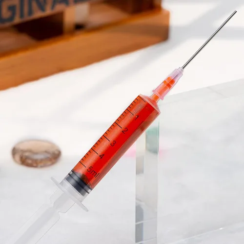 Miniatura 9 de Jeringa de plástico de llenado de tinta de 5 ML/CC con punta de aguja de acero inoxidable romo para pluma estilográfica, impresora
